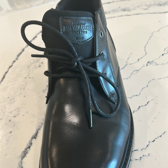 Nunn Bush Men’s New Black Leather Waterproof Boot w Memory Foam Insert 10 1/2 - Picture 9 of 10